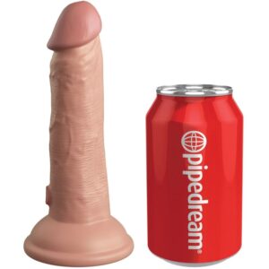King Cock Elite - Vibrerande Dildo i Silikon 15,2 cm