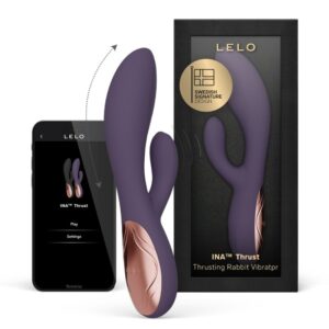 LELO - INA THRUST RABBIT THRUSTING VIBRATOR PURPLE