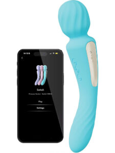 LELO: Switch, Double-Ended Wand Vibrator, turkos