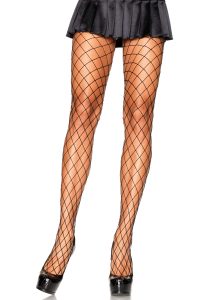 Leg Avenue Diamond Fishnet Pantyhose One Size Fishnet Strumpbyxa