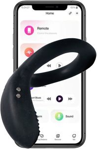 Lovense Diamo Vibrating Cockring Fjärrstyrd vibrerande penisring