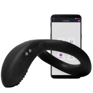 Lovense Diamo Vibrerande Penisring - Svart