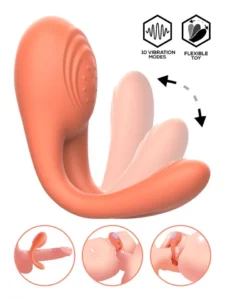 Lovit Vibrating Couple Toy Flexible With Remote Parvibrator