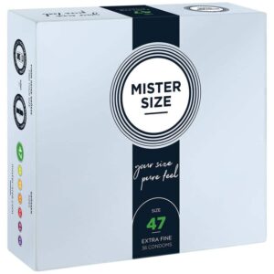 MISTER SIZE - XS CONDOMS 47 MM - 36 ST