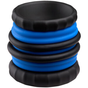 MR.MEMBR 3-i-1 Extreme Penisring Set - Svart