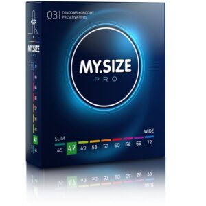 MY SIZE - PRO CONDOMS 47 MM - 3 ST