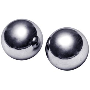 Master Series Titanica Extreme Steel Orgasmkulor 2 x 250 g - Silver