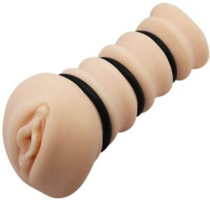 Masturbator med ringar – Realistisk vagina-design