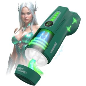 Masturs Ayla Forest Warrior Multifunktionell Masturbator - Grön
