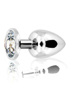 Metal Butt Plug Silver Large Analplugg metall