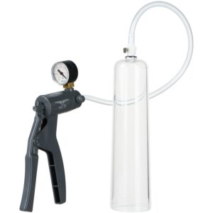 Mister B Penispump med Tryckmätare - Clear - L