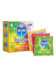 Mixed Flavored Condom 4-pack