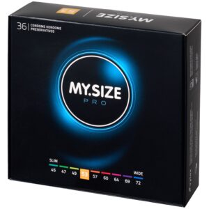 My.Size Pro Kondomer 36 st (45-72 mm) - Klar