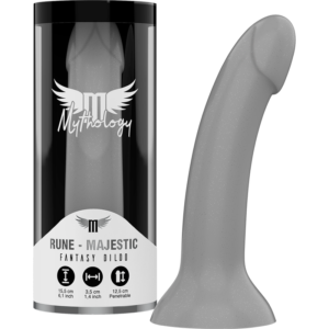 Mythologi Rune Majestic Dildo S - Silverfärgad Luxdildo