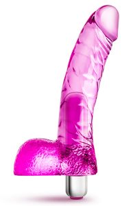 Naturally Yours Vibrating Ding Dong Pink Liten dildo