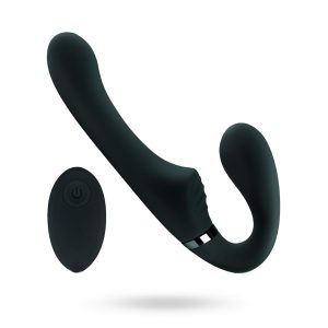 No-Parts - Avery Strapless Strap-On Vibrating Dildo - 22 cm