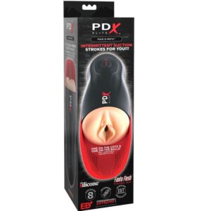 PDX Elite Stroker - Vibrerande Masturbator med Dubbelvibrering