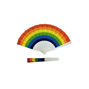 PRIDE – RAINBOW FLAG WOODEN FAN