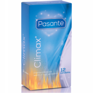 Pasante Climax kondomer - värme och kyla effekt 12-pack
