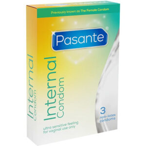 Pasante Internal - Inre Kondom Utan Latex, 3-pack