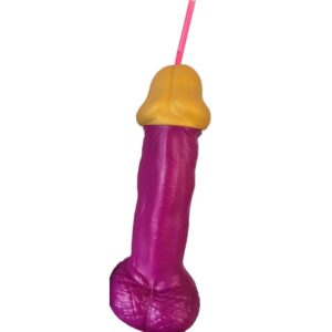 Penisformad Festglas Fuchsia 500ml