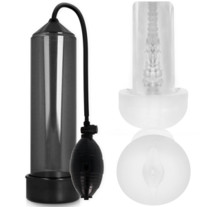 Penispump RX3 Svart med Pleasure Sleeve
