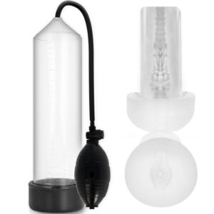 Penispump RX3 Transparent med Pleasure Sleeve