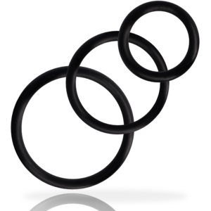 Penisringar Set 3-pack Svart