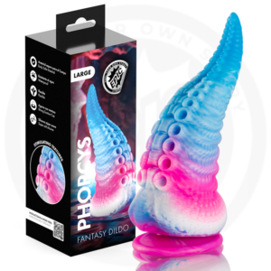 Phorcys blå tentakel dildo - stort format