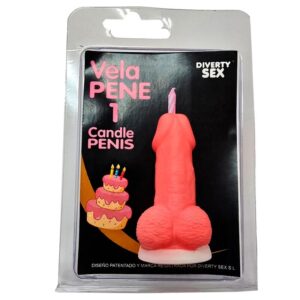Pikant Devilcandle - Penisformat Festljus Rosa
