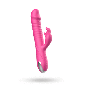 Pink Vibrating & Deep Thrusting Rabbit Vibrator