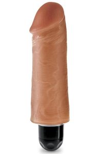 Pipedream King Cock Vibrating Stiffy Tan 13 cm Dildo med vibrator