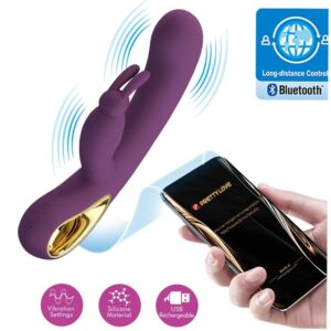 Pretty Love Liam - Rabbit Vibrator med G-punktsstimulering, Lila
