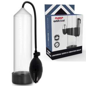 Pump Addicted RX3 Transparent Vibrator – Penispump