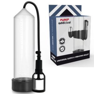 Pump Addicted RX7 - Transparent Vibrator för Penispump