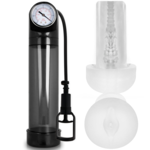 Pump Addicted RX9 Penispump Svart med Masturbator