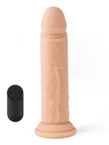 Realistic Vibrating Dildo With Remote 18,5 cm