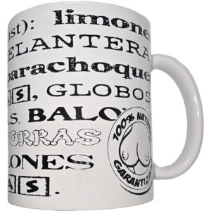 Rolig keramikmugg med humoristisk design - 370 ml