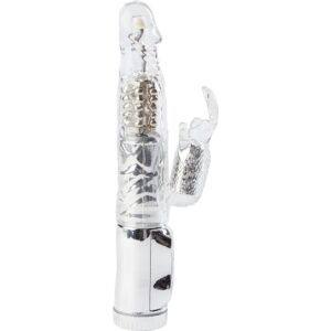 Roterande Rabbit-Vibrator Med Pärlor