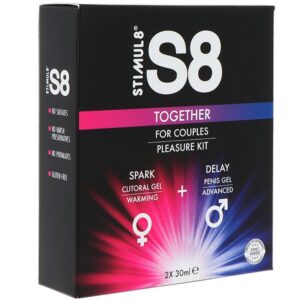S8 Together Couples Kit - Stimulerande Gel för Två