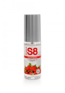 S8 Vattenbaserat Glidmedel Olika Smaker - 50ml / Jordgubb