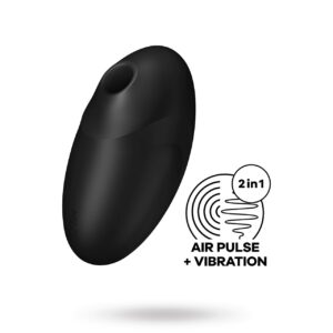 SATISFYER VULVA LOVER 3 LUFTTRYCKSVIBRATOR SVART