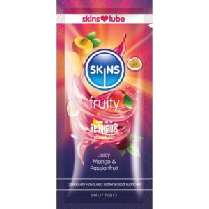SKINS Fruktsmakad Vattenbas Glidmedel Mango & Passionsfrukt 5 ml
