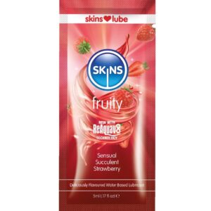 SKINS Jordgubbsglasad Glidmedel Vattenbaserad 5 ml
