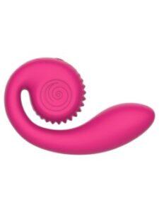 SNAIL VIBE - GIZI LITE DUAL G-SPOT & CLITORAL PINK VIBRATOR