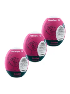 Satisfyer Masturbator Egg Bubble 3-pack