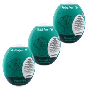 Satisfyer Masturbator Eggs Naughty - 3-pack