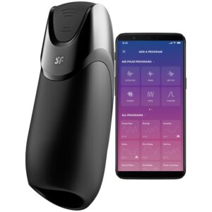 Satisfyer Men Vibration+ Masturbator - Svart