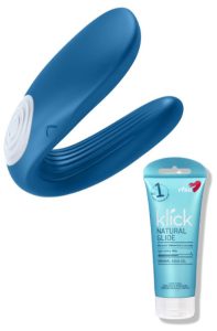 Satisfyer Partner Whale + RFSU Glidmedel Paketerbjudande