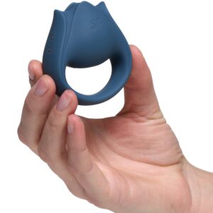 Satisfyer Perfect Pair 2 Penisring&Fingervibrator - Grå